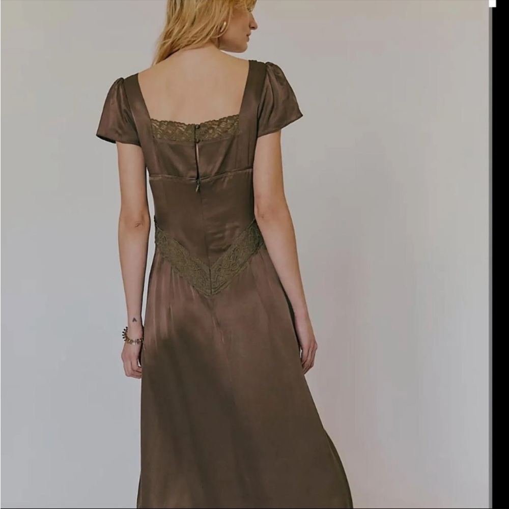 NWT! Free People Pink Skies Midi Dress - Picture 5 of 16